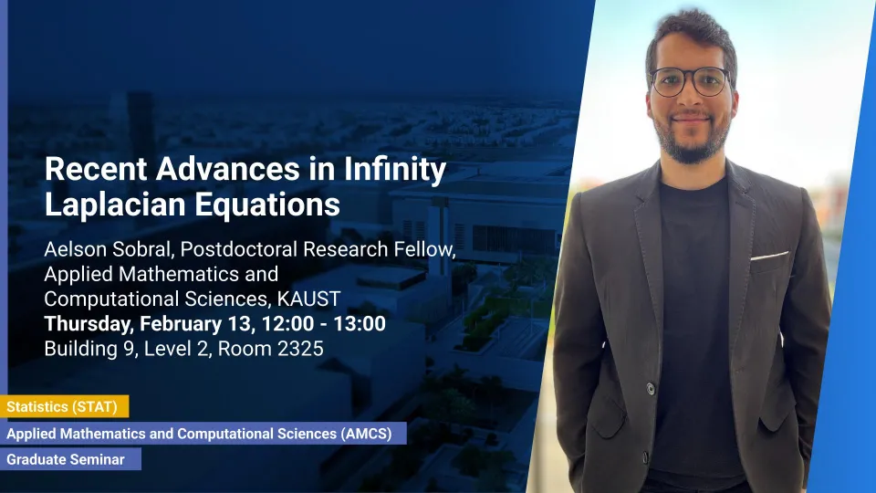 KAUST-CEMSE-AMCS-STAT-Graduate-Seminar-Aelson-Sobral-infinity-laplacian